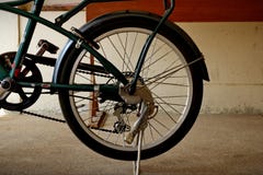 Bicycles that ride in the village. stock photography Bicycles that ride in the village. stock photography