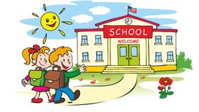 Bienvenue de nouveau à l'école illustration libre de droits Bienvenue de nouveau à l'école illustration libre de droits