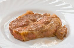 Bifteck frit de porc images stock Bifteck frit de porc images stock