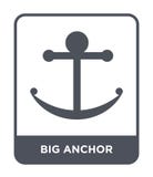 big anchor icon in trendy design style. big anchor icon isolated on white background. big anchor vector icon simple and modern stock illustration big anchor icon in trendy design style. big anchor icon isolated on white background. big anchor vector icon simple and modern stock illustration
