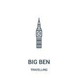 big ben icon vector from travelling collection. Thin line big ben outline icon vector illustration. Linear symbol royalty free illustration big ben icon vector from travelling collection. Thin line big ben outline icon vector illustration. Linear symbol royalty free illustration