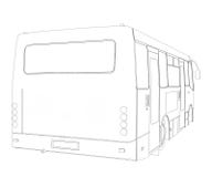 Minibus On Transparent Background Stock Vector - Image ...