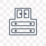 Big Closet vector icon isolated on transparent background, linear Big Closet transparency concept can be used web and mobile vector illustration Big Closet vector icon isolated on transparent background, linear Big Closet transparency concept can be used web and mobile vector illustration