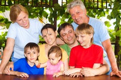 Big Family Portrait Stock Photography Big Family Portrait Stock Photography