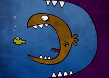 Big Fish Eat Little Royalty Free Stock Photos Big Fish Eat Little Royalty Free Stock Photos
