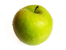 Big Green Apple Royalty Free Stock Images