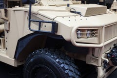 Big military wehicle for desert stock image Big military wehicle for desert stock image