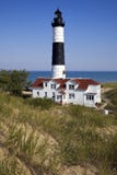 Big Sable Point Lighthouse In Michigan. Stock Photo