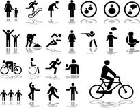 Big Set Icons - 3. People Stock Photo Big Set Icons - 3. People Stock Photo
