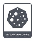 big and small dots icon in trendy design style. big and small dots icon isolated on white background. big and small dots vector stock illustration big and small dots icon in trendy design style. big and small dots icon isolated on white background. big and small dots vector stock illustration