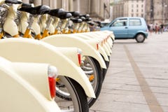 Bike Hire Royalty Free Stock Images
