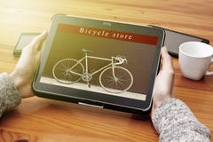 Bike Shop Online Stock Photos