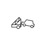 Bil kranöversiktssymbol Kan användas för rengöringsduken, logoen, den mobila appen, UI, UX royaltyfri illustrationer Bil kranöversiktssymbol Kan användas för rengöringsduken, logoen, den mobila appen, UI, UX royaltyfri illustrationer