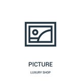bildsymbolsvektorn från lyx shoppar samlingen Tunn linje illustration för vektor för bildöversiktssymbol vektor illustrationer bildsymbolsvektorn från lyx shoppar samlingen Tunn linje illustration för vektor för bildöversiktssymbol vektor illustrationer