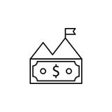 Bill, money, mountain, dollar icon. Element of finance illustration. Signs and symbols icon can be used for web, logo, mobile app vector illustration Bill, money, mountain, dollar icon. Element of finance illustration. Signs and symbols icon can be used for web, logo, mobile app vector illustration