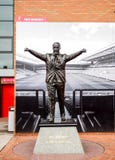Bill Shankey-Statue an Anfield-Stadion, Liverpool, Großbritannien Stockbilder Bill Shankey-Statue an Anfield-Stadion, Liverpool, Großbritannien Stockbilder