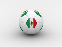 Bille de football du Mexique illustration stock Bille de football du Mexique illustration stock
