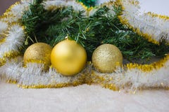 Billes de Noël Images stock