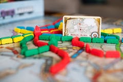 Billet pour monter le jeu de société photo libre de droits Billet pour monter le jeu de société photo libre de droits