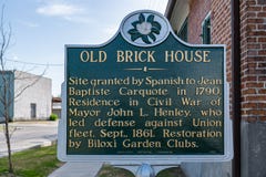 Old Brick House sign royalty free stock photography Old Brick House sign royalty free stock photography