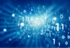 Binary code background vector illustration Binary code background vector illustration