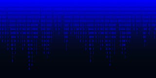 Binary code falling blue background vector illustration Binary code falling blue background vector illustration