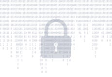 Binary code falling gray background vector illustration Binary code falling gray background vector illustration