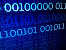 Binary data stream concept, numbers, big data, information stock photography Binary data stream concept, numbers, big data, information stock photography