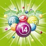 Bingo or lottery balls vector illustration Bingo or lottery balls vector illustration