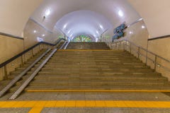 Binnenland van metro post Alma Ata royalty-vrije stock afbeelding Binnenland van metro post Alma Ata royalty-vrije stock afbeelding