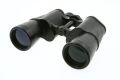 Binoculars On White Stock Images