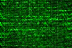 Binärer Computercode auf dem abstrakten Hintergrund mit Wellen vektor abbildung Binärer Computercode auf dem abstrakten Hintergrund mit Wellen vektor abbildung