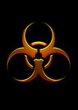 Biohazard Gold Symbol Royalty Free Stock Images Biohazard Gold Symbol Royalty Free Stock Images