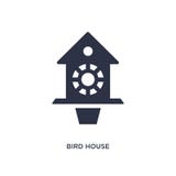 bird house icon on white background. Simple element illustration from farming concept stock illustration bird house icon on white background. Simple element illustration from farming concept stock illustration