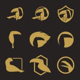 Bird icons. Design, bird shapes stock illustration Bird icons. Design, bird shapes stock illustration