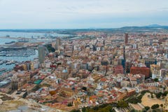 Center of Alicante in Spain Royalty Free Stock Photo Center of Alicante in Spain Royalty Free Stock Photo