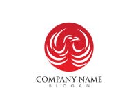 Bird sign abstract template icons app. stock illustration Bird sign abstract template icons app. stock illustration