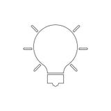 Birnenideenlichtmarketing-Entwurfsikone Zeichen und Symbole k?nnen f?r Netz, Logo, mobiler App, UI, UX verwendet werden lizenzfreie abbildung Birnenideenlichtmarketing-Entwurfsikone Zeichen und Symbole k?nnen f?r Netz, Logo, mobiler App, UI, UX verwendet werden lizenzfreie abbildung