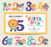 Birthday card vector illustration Birthday card vector illustration