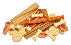 Biscoitos e deleites de cão Foto de Stock Royalty Free Biscoitos e deleites de cão Foto de Stock Royalty Free