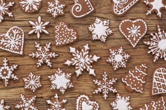 Biscotti del pan di zenzero Fotografia Stock Libera da Diritti Biscotti del pan di zenzero Fotografia Stock Libera da Diritti
