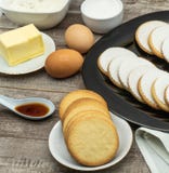 Biscuits de beurre photo stock Biscuits de beurre photo stock