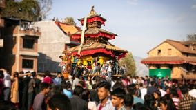 Bisket Jatra royalty free stock image Bisket Jatra royalty free stock image
