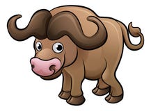 Bison Safari Animals Cartoon Character vector illustration Bison Safari Animals Cartoon Character vector illustration