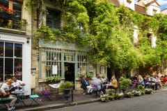 Bistrot The Old Paris In France Royalty Free Stock Image Bistrot The Old Paris In France Royalty Free Stock Image