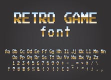 Bit för design för dataspel för retro stilsort för PIXEL video 8 Royaltyfria Bilder Bit för design för dataspel för retro stilsort för PIXEL video 8 Royaltyfria Bilder