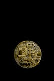 Bitcoin on a black background, isolate stock images Bitcoin on a black background, isolate stock images
