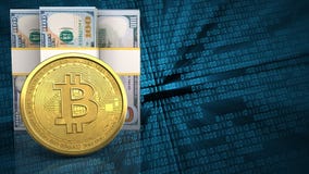 bitcoin 3d ilustração royalty free bitcoin 3d ilustração royalty free