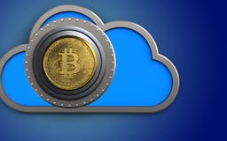 bitcoin 3d sicheres Safe lizenzfreie abbildung bitcoin 3d sicheres Safe lizenzfreie abbildung