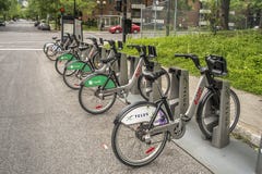 Bixi rowerów stacja fotografia royalty free Bixi rowerów stacja fotografia royalty free